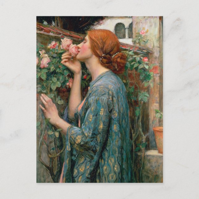 Postal El alma del Rosa, 1908 (Anverso)