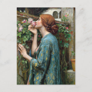Postal El alma del Rosa   John William Waterhouse