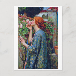 Postal El alma del Rosa, John William Waterhouse