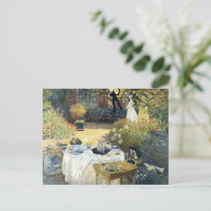Postal El almuerzo Claude Monet