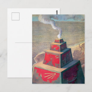 Postal El Altar Mikalojus Ciurlionis