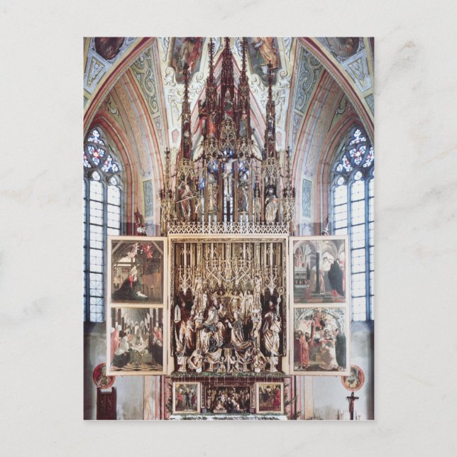Postal El Altarpe de St. Wolfgang 1471-81 (Anverso)
