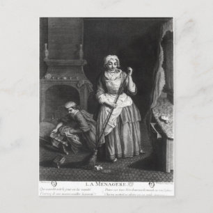 Postal El ama de casa