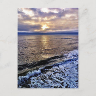 Postal El amanecer en la costa de Carolina del Norte