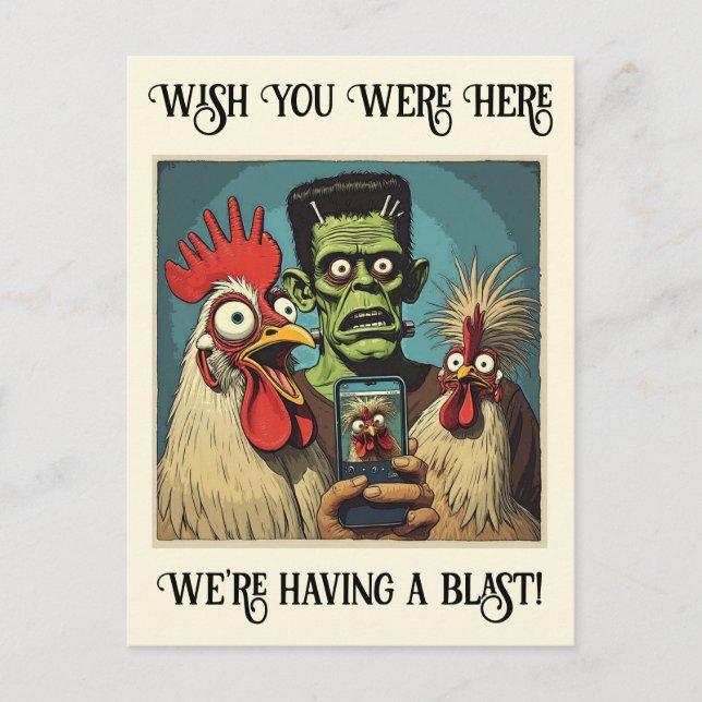 Postal El Amigo Tonto Pollo Quesero (Anverso)