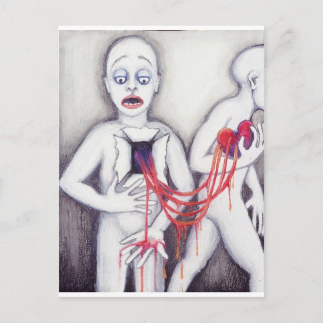Postal El amor apesta (Anverso)