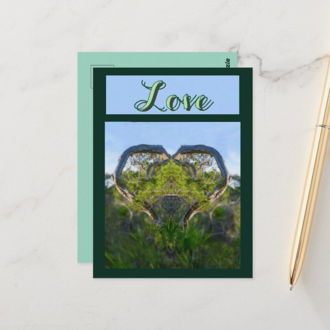 Postal El Amor De La Naturaleza (Anverso/Reverso In Situ)