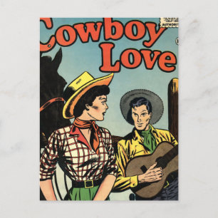 Postal El amor de las vacas