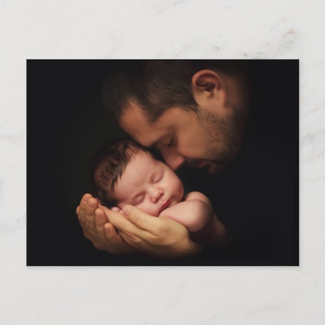 Postal El amor de un padre (Anverso)