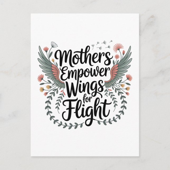 Postal El amor de una madre es el superpoder definitivo (Anverso)