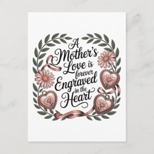 Postal El amor de una madre está grabado para siempre en