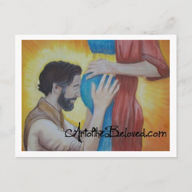 Postal El amor del padre (Anverso)