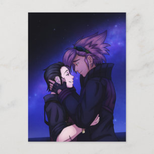 Postal El amor en el espacio