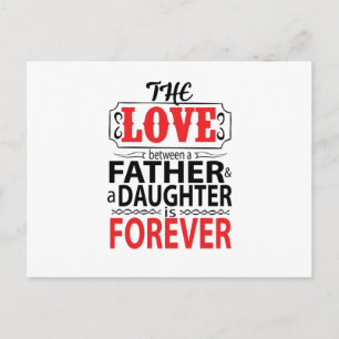 Postal El amor entre padre e hija