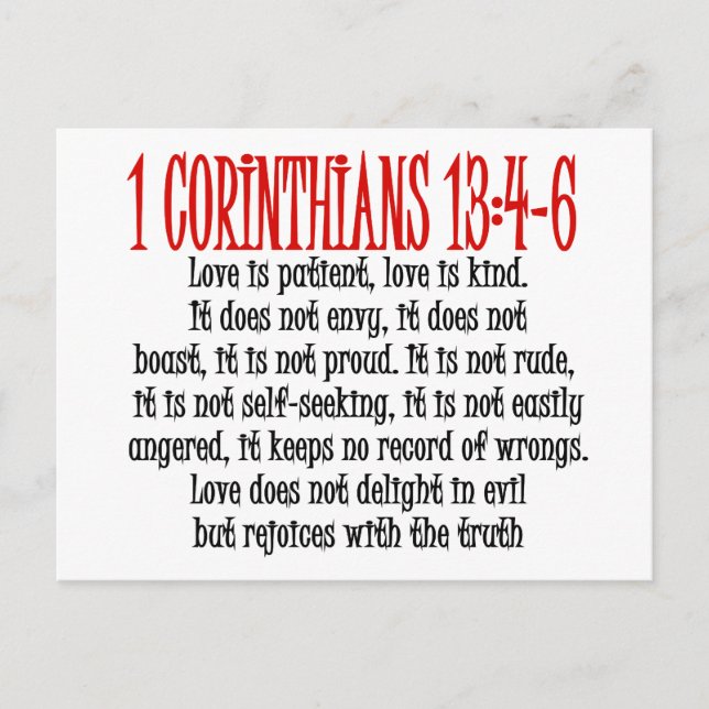 Postal El amor es (Anverso)
