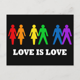 Postal El amor es amor