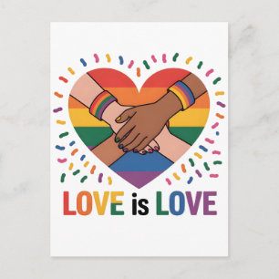 Postal El amor es amor