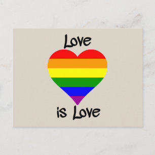 Postal El amor es amor