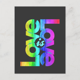 Postal El amor es amor