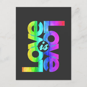 Postal El amor es amor
