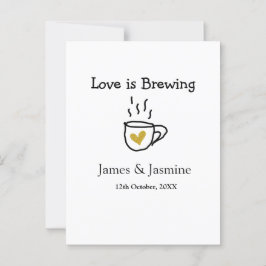 Postal El amor es Breaking coffee mug nombre de pareja de