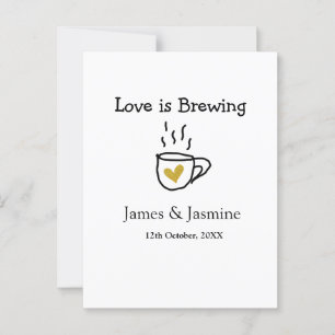 Postal El amor es Breaking coffee mug nombre de pareja de