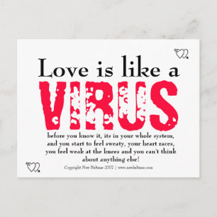 Postal El amor es como