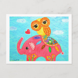Postal El Amor Es Como Un Elefante