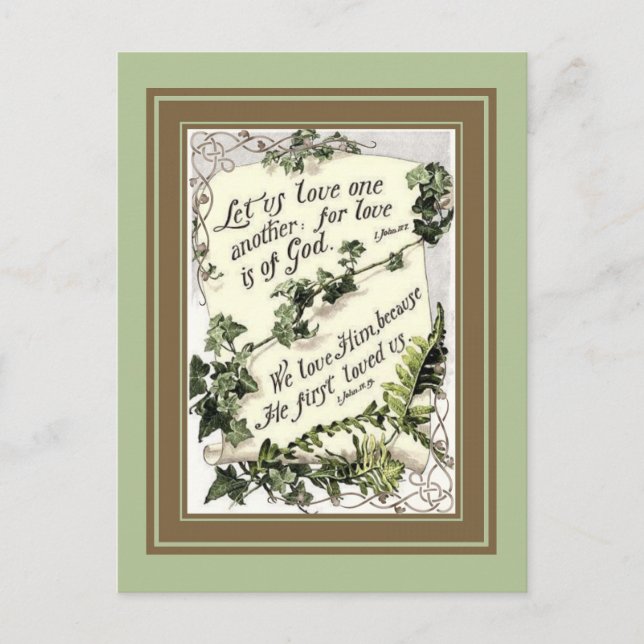 Postal El Amor Es De Dios (Anverso)