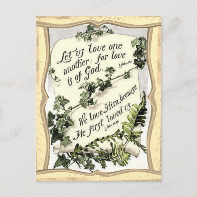 Postal El Amor Es De Dios (Anverso)
