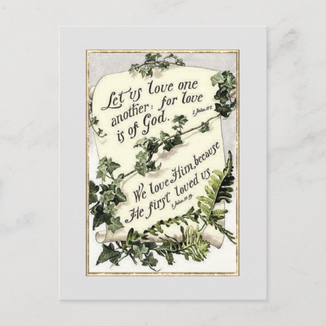 Postal El Amor Es De Dios (Anverso)