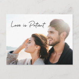Postal El amor es paciente Foto Guarda la NUEVA fecha Bod