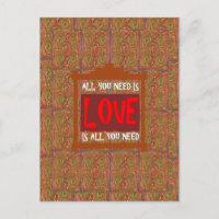 El amor es TODO lo que necesitas. Palabras de sabi
