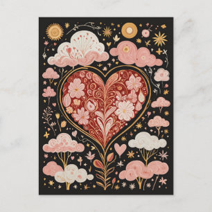 Postal El amor está en el aire