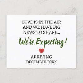 Postal El amor está en el aire y tenemos grandes noticias