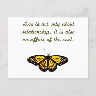 Postal El amor no se trata solamente de la relación