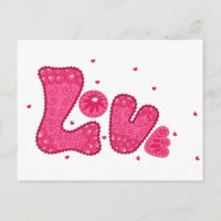 El amor retro rosa Fuchsia vintage Hippy