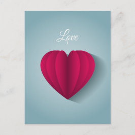 Postal El amor romántico moderno