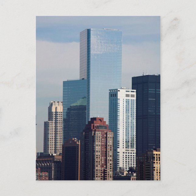 Postal El amplio centro financiero Manhattan Nueva York (Anverso)