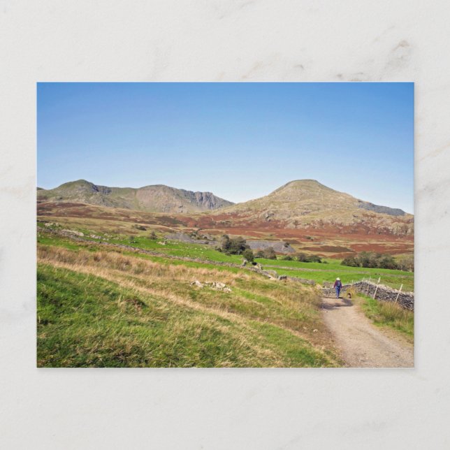 Postal El anciano de Coniston (Anverso)