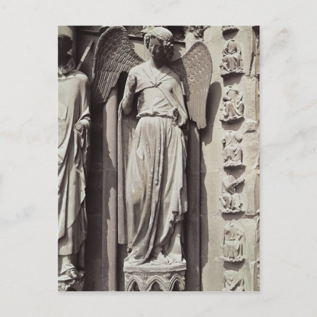 Postal El ángel con sonrisa (Anverso)