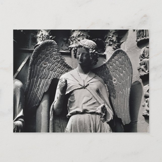 Postal El ángel con sonrisa (Anverso)