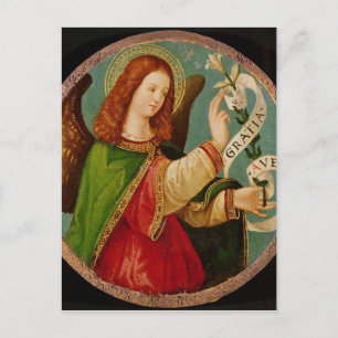Postal El Ángel de la Anunciación
