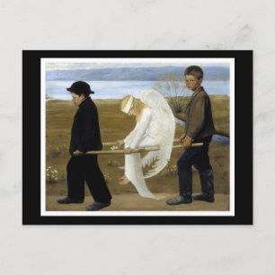 Postal El ángel herido