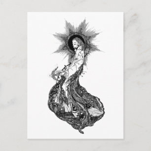 Postal El año en primavera