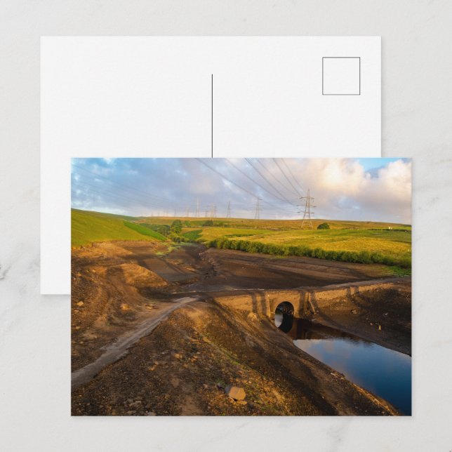 Postal El antiguo puente de los picos (Anverso / Reverso)