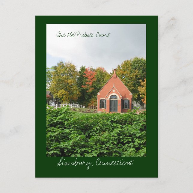 Postal El antiguo tribunal de libertad condicional (Anverso)