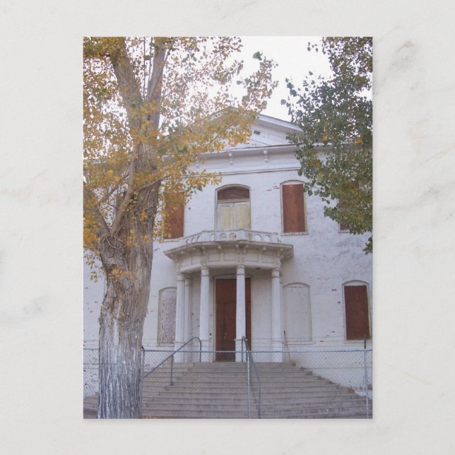 Postal El antiguo tribunal del condado de Mineral (Anverso)