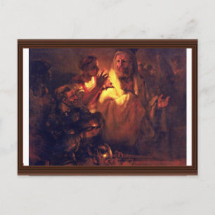 Postal El Apóstol Peter Niega A Cristo, Por Rembrandt Har