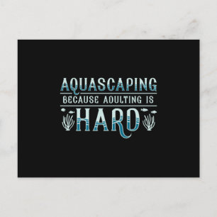 Postal El Aquarista Del Acuario Es Un Acuario Duro